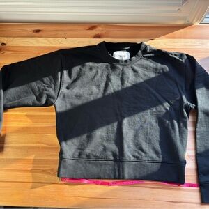 Organic Basics black Crewneck Top